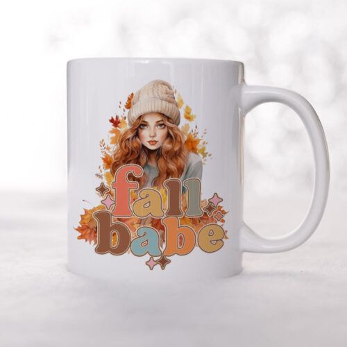 Fall Babe Coffee Mug Design4